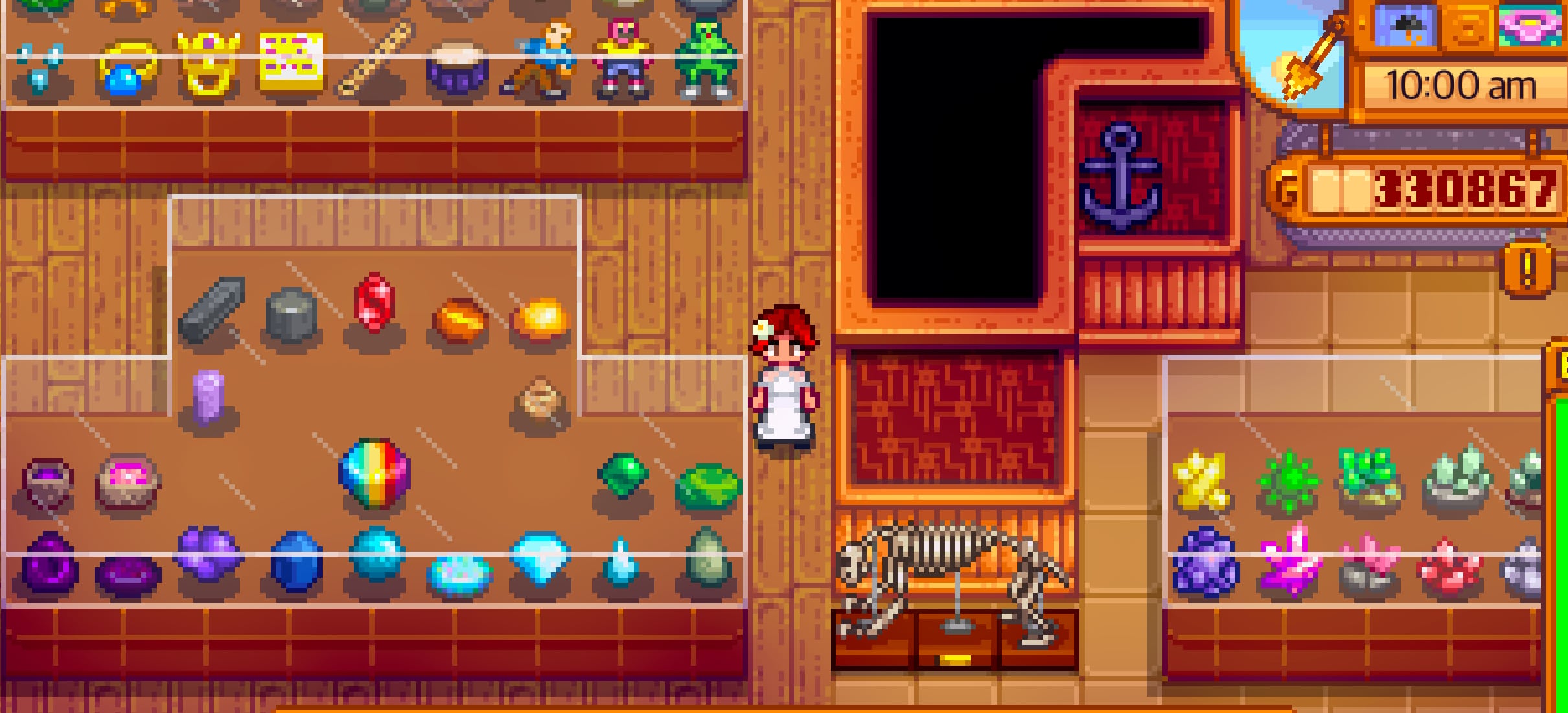 Museum collection in Stardew Valley