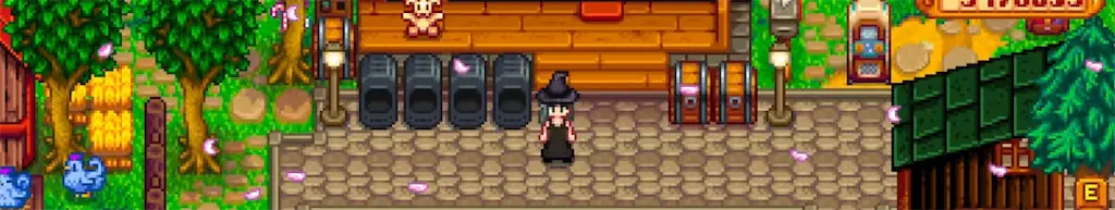 Various outfits showcased in Stardew Valley