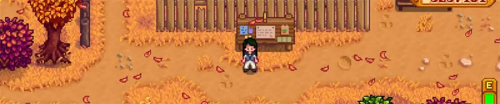 A screenshot of the Special Order Board in Stardew Valley