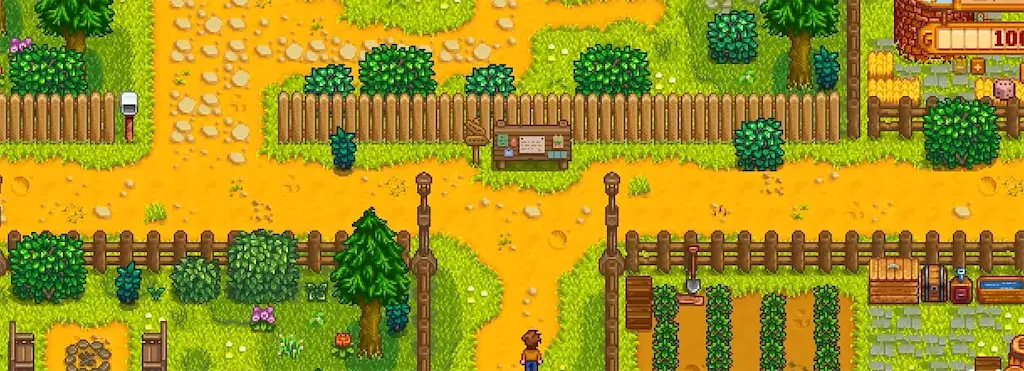 Entrance to Tondelin Suburb in Stardew Valley Expanded