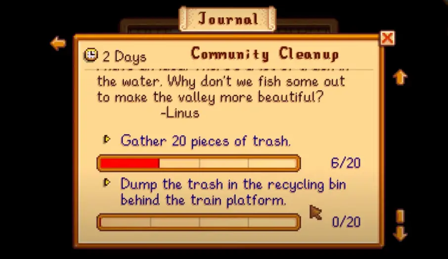 Community Cleanup Quest