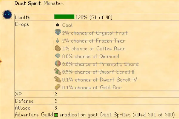 Dust Sprites Info