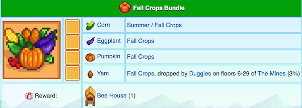 Fall Crops Bundle