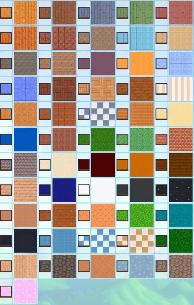 Stardew Valley Tiles: Your Guide to Flooring Choices